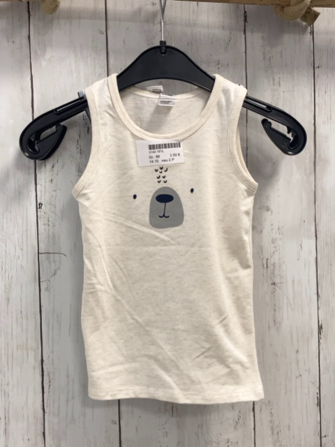 neu 2 P U-Hemden Gr. 86  beige Tiergesicht + helbllau blau weiße Streifen NP 6,99 € red auf 4,99 € 