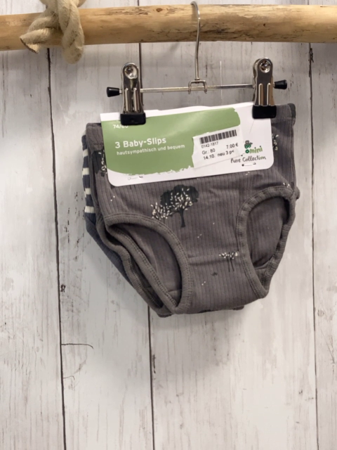 neu 3 paar U-Hosen Gr. 74/80  grau weiße Streifen + grau + grau Bäume N 12,99€ 