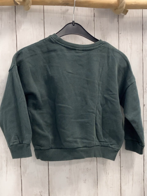 neu  Pullover  Gr. 104  grün weiße Berge Schrift NP 15,99 € 