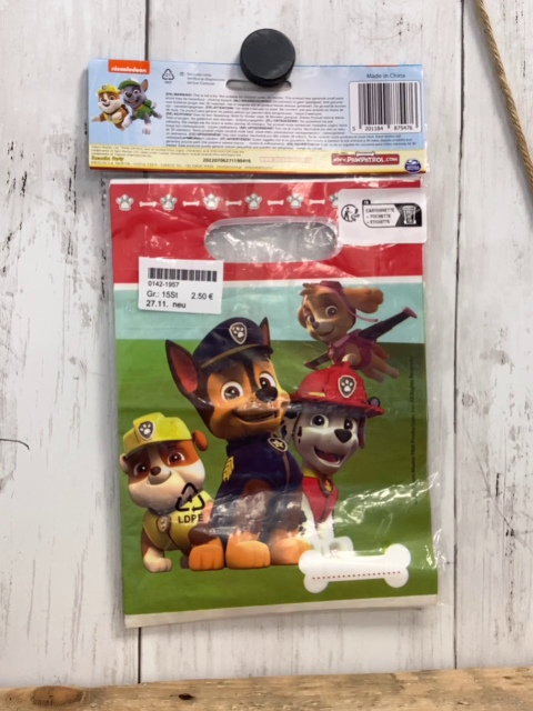 neu  Party-Tüten  15 Stück   Paw Patrol