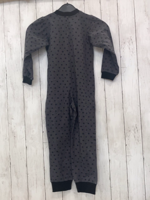 Babauba Overall Gr. 116  grau schwarze Sterne + Bund