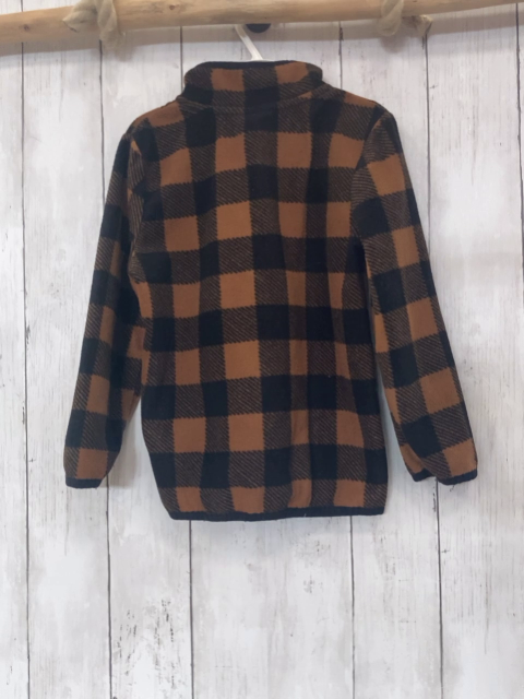  Pullover Gr. 110  braun schwarz kariert