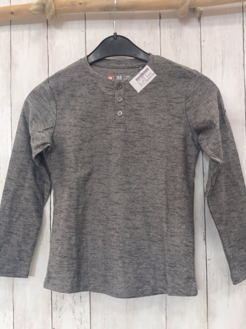 Engelbert Strauss Langarmshirt Gr. 122  grau meliert