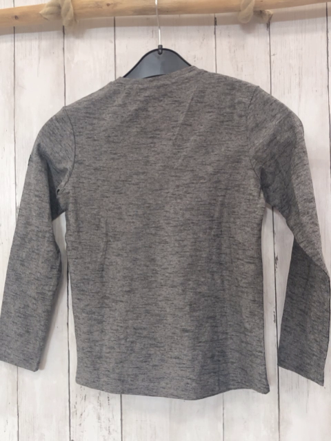 Engelbert Strauss Langarmshirt Gr. 122  grau meliert