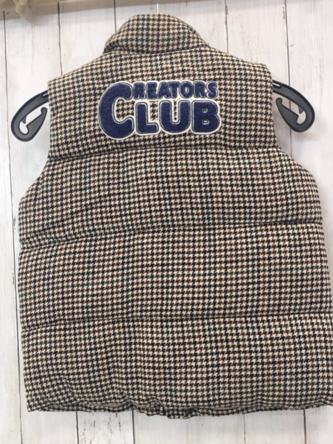 Jonas Nielson Weste Gr. 134  beige braun grün Hahnentritt