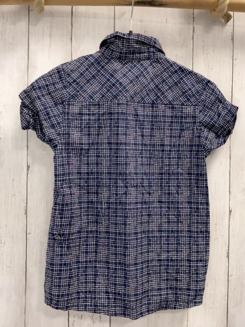   Sommerhemd  Gr. 122  blau weiß kariert 