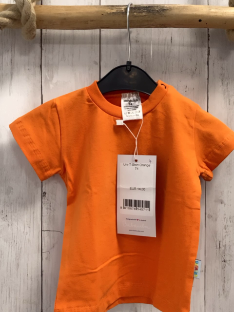 neu Babauba  T-Shirt  Gr. 74  orange NP 14 € 