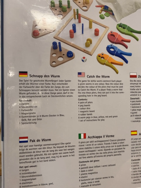 neu HABA education Wehrfritz  Spiel  Schnapp den Wurm 
