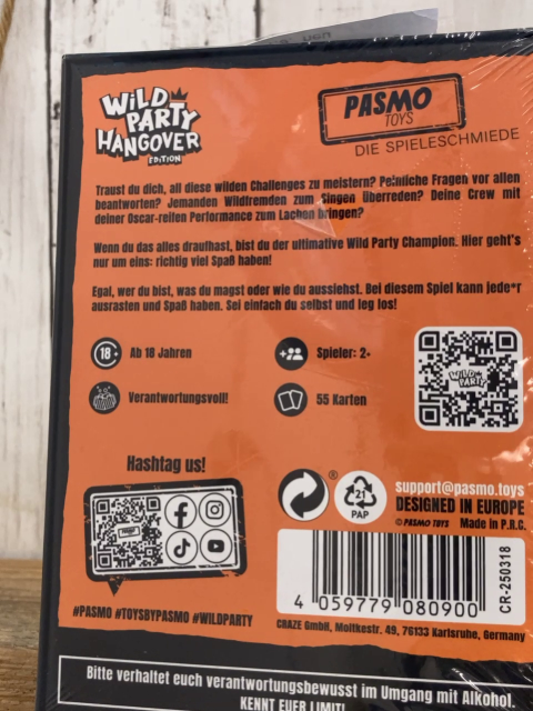 neu  Spiel Wild Party Hangover 