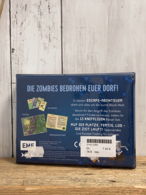 neu  Spiel  Escape Box für Minecraft Fans Der Angriff der Zombies 