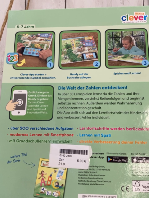   Pappbuch Meine ersten Zahlen