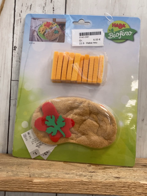 Haba neu Kreativspielzeug Plüschschnitzel und Pommes 