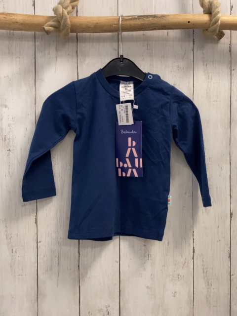 neu Babauba Langarmshirt Gr. 80  dunkelblau