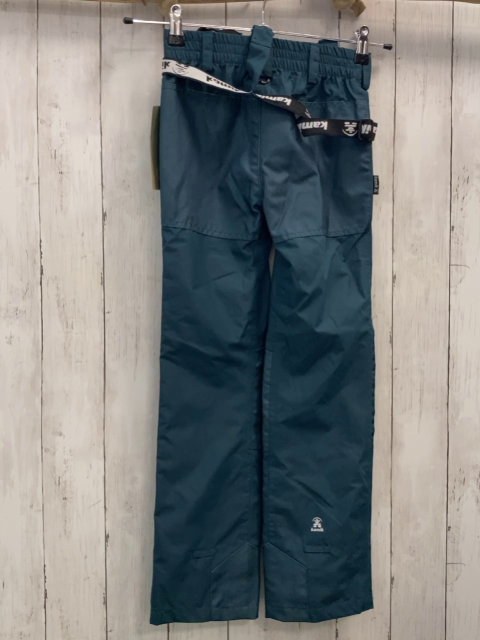 neu Kamik Regenhose Gr. 128  petrol schwarze Träger weiße Schrift