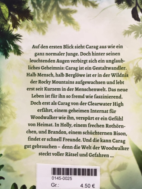 Woodwalkers  Buch Carags Verwandlung 