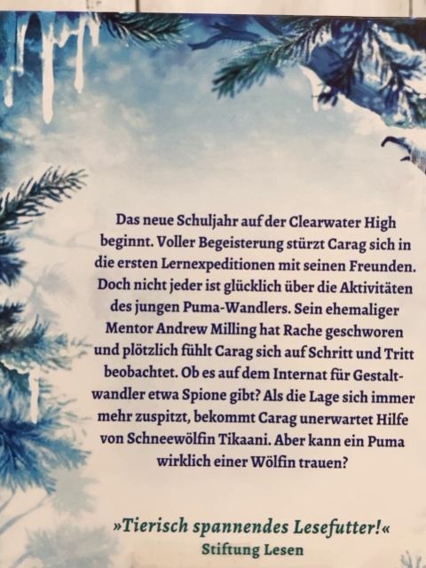 Woodwalkers  Buch Gefährliche Freundschaft 