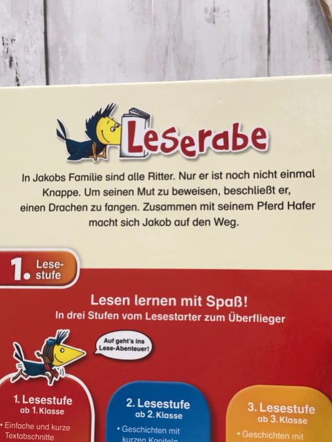 Leserabe  Buch Jakob will Ritter werden 