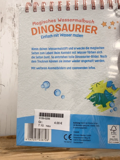 neu Kreativbuch Magisches Wassermalbuch