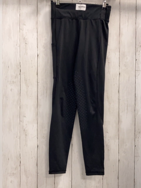   Reitleggings  Gr. 158  schwarz mit Gumminoppen 