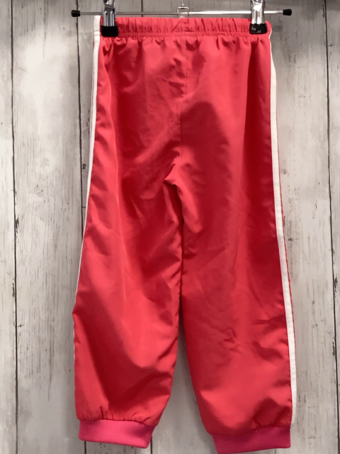 Adidas  Jogginghose  Gr. 98  hellrot weiße Seitenstreifen