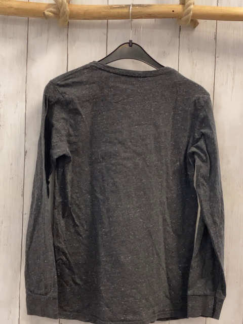 Quiklsilver  Langarmshirt  Gr. 140  grau Reliefschrift
