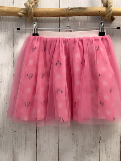 Disney  Rock Gr. 128  rosa weiß Punkte Minnie Mouse Tüllüberrock