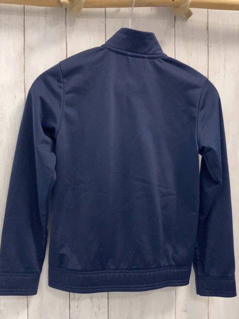 Puma  Joggingjacke  Gr. 140  blau weißer Balken mit Schrift 