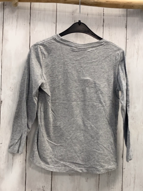 Paw Patrol  Langarmshirt  Gr. 116  grau Chase Pailettenschrift 