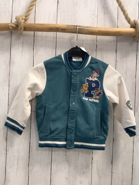 Nickelodeon  Sweatjacke  Gr. 92  petrol weiße Ärmel Paw Patrol 