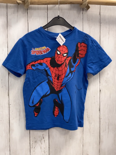 Marvel  T-Shirt  Gr. 122  blau Spiderman 