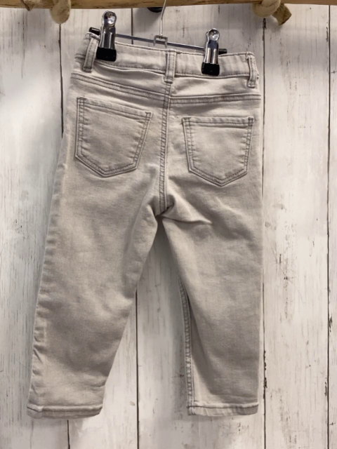 H&M  Hose  Gr. 80  hellgrau Jeans Bund verstellbar 