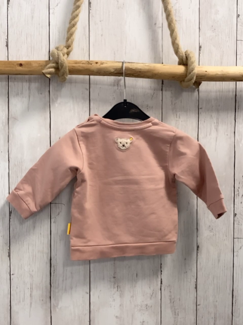 Steiff  Pullover  Gr. 68  rosa Bär Eichhörnchen 