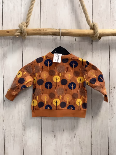 Alana  Pullover  Gr. 74  rosa bunte Bäume 