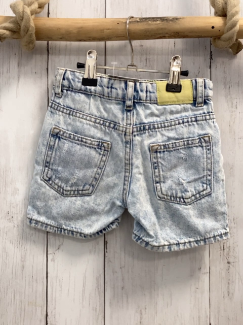 Zara  Shorts  Gr. 86  hellblau Jeans Bund verstellbar