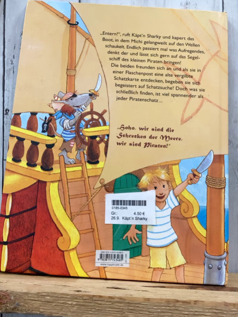 Käpt´n Sharky Buch und das geheimnis der Schatzinsel