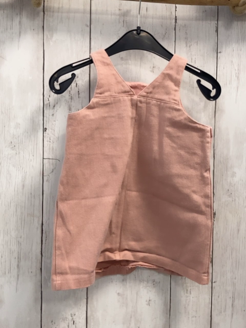   Kleid Gr. 92  rosa rote Tulpen + Knöpfe 