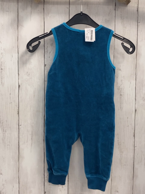 Viller Valla Strampler  Gr. 68  petrol hellblauer Bund 