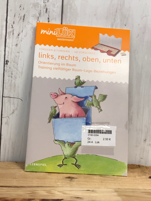 Lük  Minilük  Heft links, rechts, oben, unten 