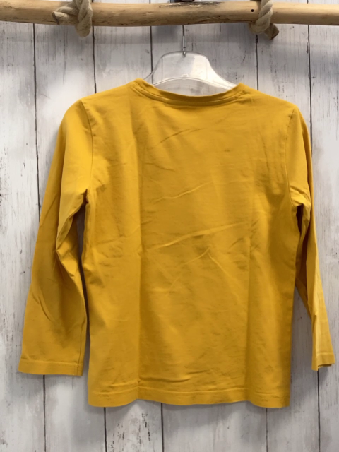  Langarmshirt  Gr. 128  gelb Dino 