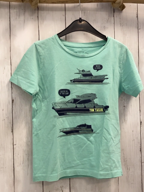 Tom Tailor  T-Shirt Gr. 116  mint Boote 