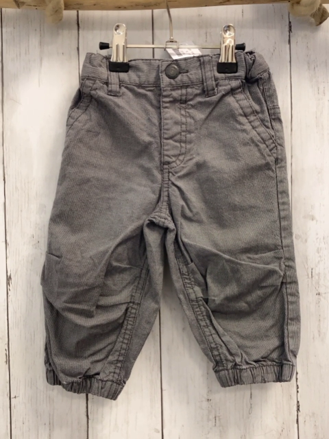 H&M  Hose  Gr. 74  grau hellgrau meliert Bund verstellbar 