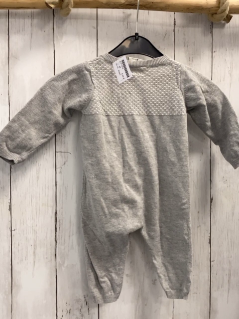 Fixoni  Overall  Gr. 68  grau Strick 