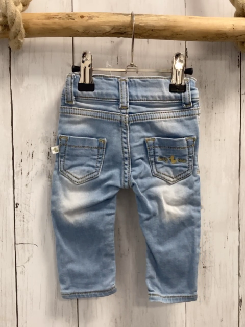 Ducky Beau  Hose  Gr. 62  blau Jeans  Bund verstellbar 