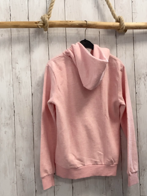  Pullover Gr. 158  rosa meliert Kapuze Pferde 