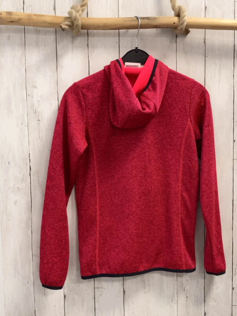 CMP  Strickjacke  Gr. 158/164  rot graue meliert Kapuze 