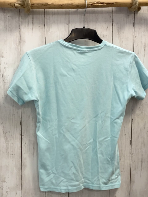   T-Shirt  Gr. 152  hellblau Micky mouse Schrift 
