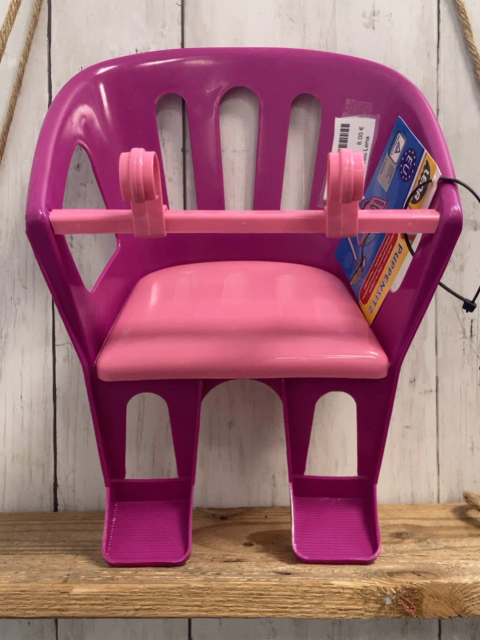 neu Lena Plastikspielzeug pink Puppenfahrradsitz NP 12,99€