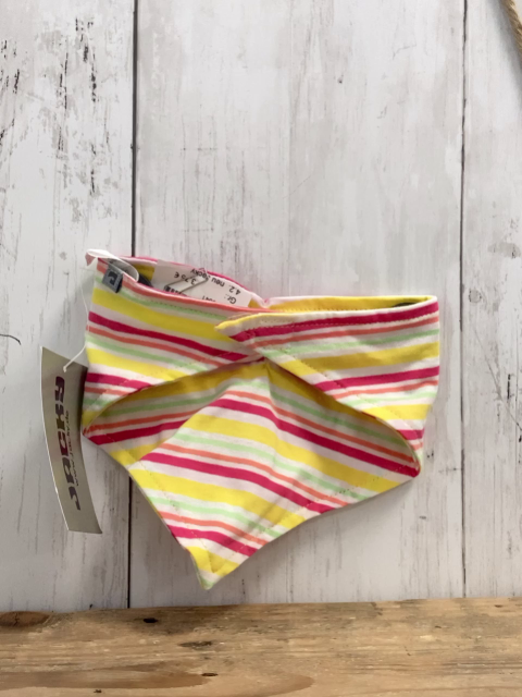 neu Jacky Lätzchen/Halstuch weiß gelb grün pink Streifen
