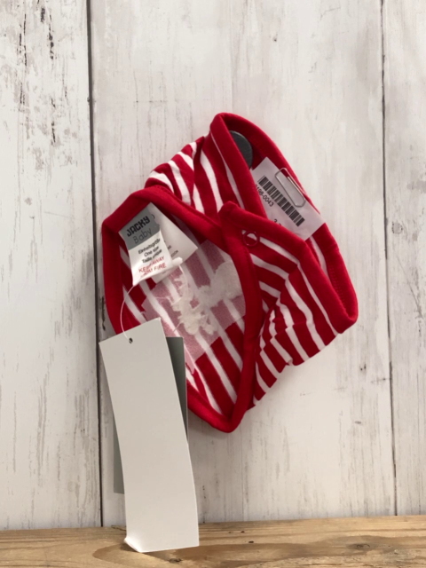 neu Jacky Lätzchen/Halstuch rot weiß gestreift