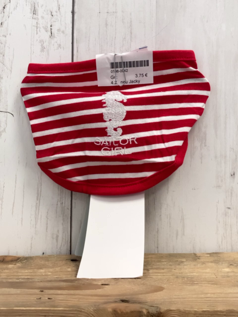 neu Jacky Lätzchen/Halstuch rot weiß gestreift